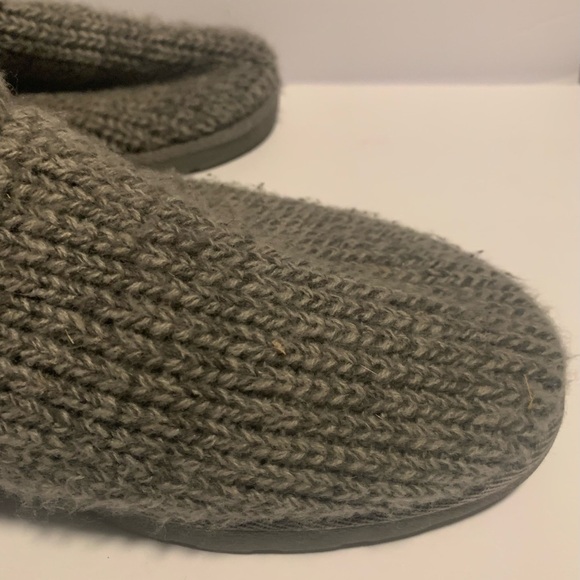 Kohl's Gray Ankle Booties with Knit Texture - Picture 9 of 12